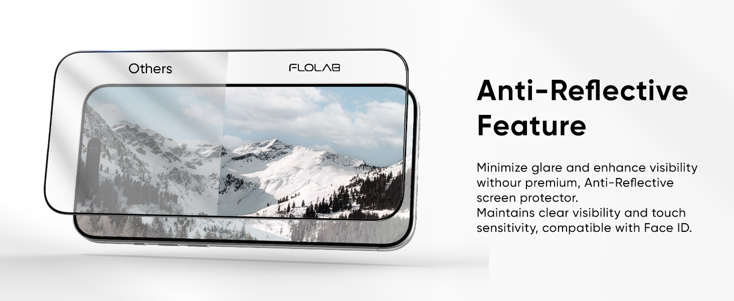 FLOLAB NanoArmour ONETIME PRO for iPhone 17 Pro Max Screen Protector