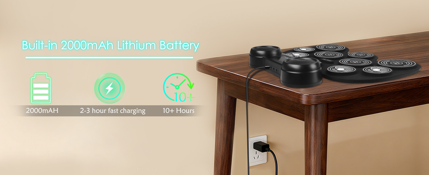 2000mAh large capacity