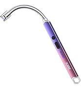 IUIRE Candle Lighter Electric Rechargeable Arc Lighter with Flexible Neck (Pink/Purple Gradient)