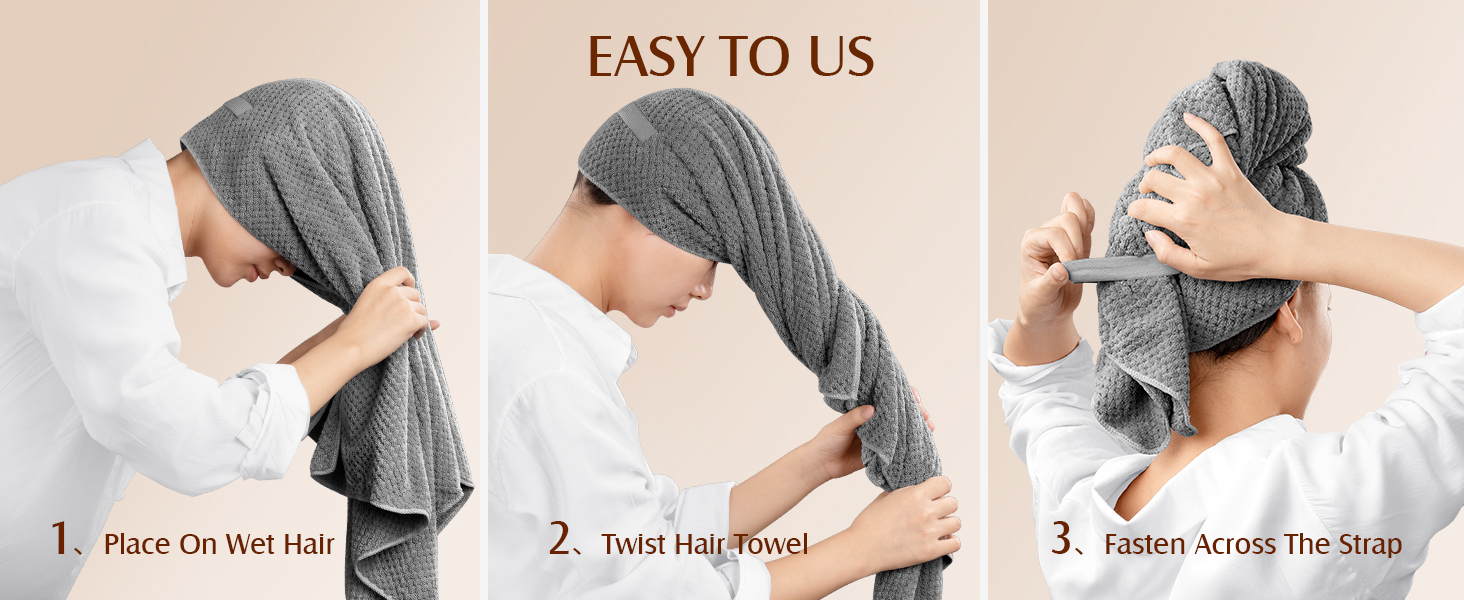 hair towel wrap for women hair plopping towel curly hair wrap