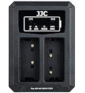 JJC NP-W126 NP-W126S Battery Charger USB Dual Slot for Fuji Fujifilm X100VI X100V X100F X-T50 XT5...