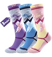 WEST BIKING Kids Merino Wool Ski Socks for Boys Girls Knee High Sock Thermal Winter Warm Snowboar...