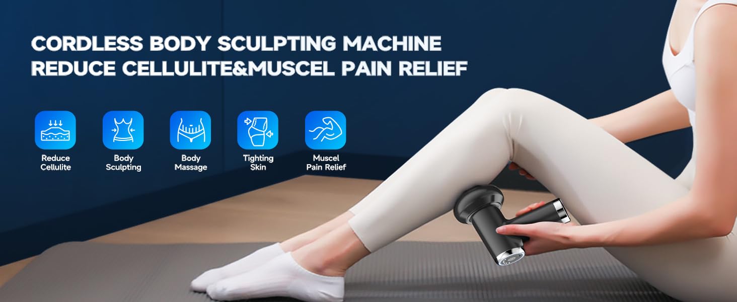 CORDLESS BODY SCULPTING MACHINEREDUCE CELLULITE&amp;MUSCEL PAIN RELIEF
