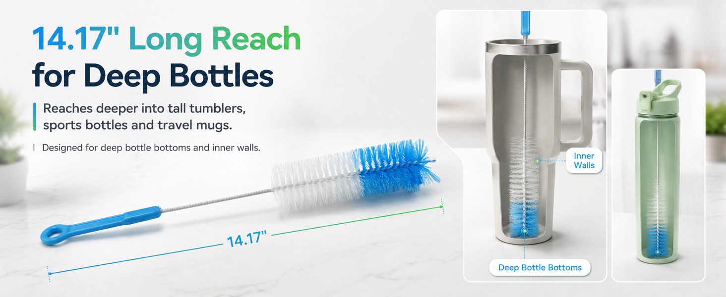 water bottle brush