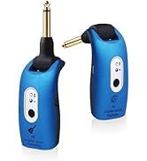 INGPARTNER A9 Wireless Guitar System 2.4GHz Built-in Rechargeable Lithium Battery 270°Rotatable A...