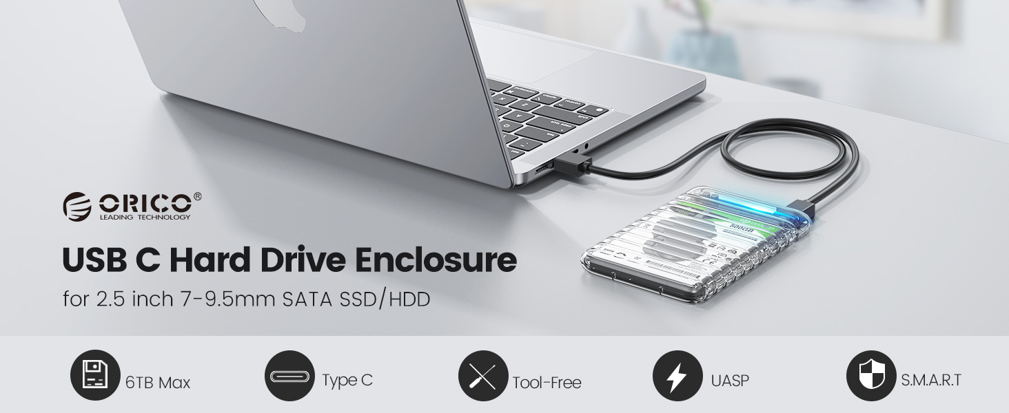 2.5 enclosure usb c