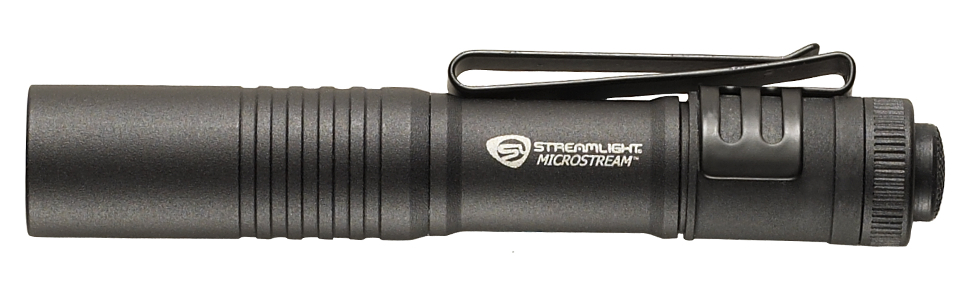 Streamlight MicroStream compact pocket flashlight illumination lumens LED alkaline battery AAA torch