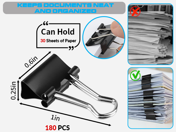 binder clips small size
