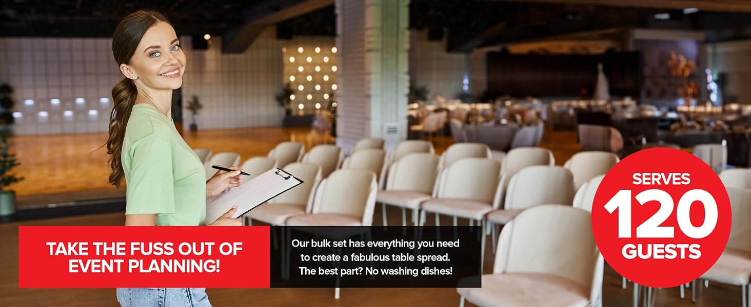service for 120 guests party weddings