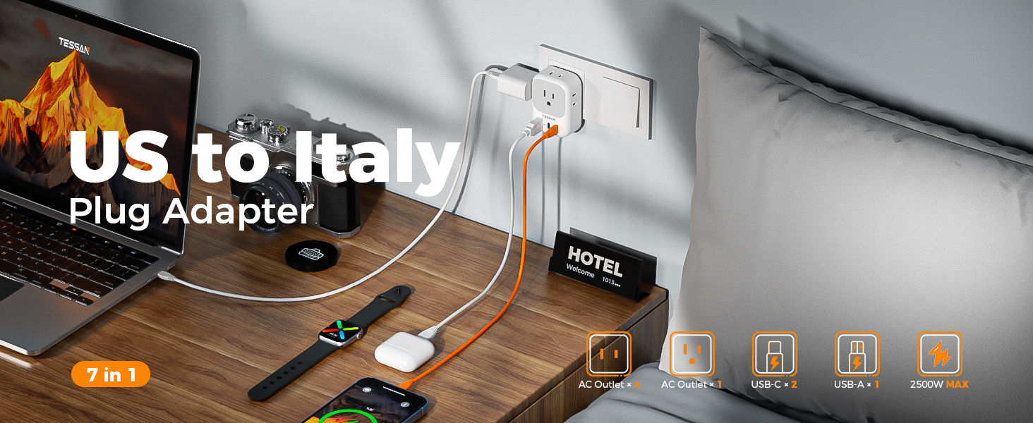 italy travel plug adapter