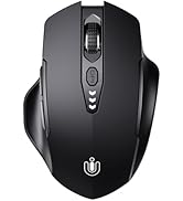 Uineer Bluetooth Mouse,[Upgraded] Rechargeable Wireless Mouse Tri-Mode (BT 5.0/4.0+2.4G Hz),Visib...
