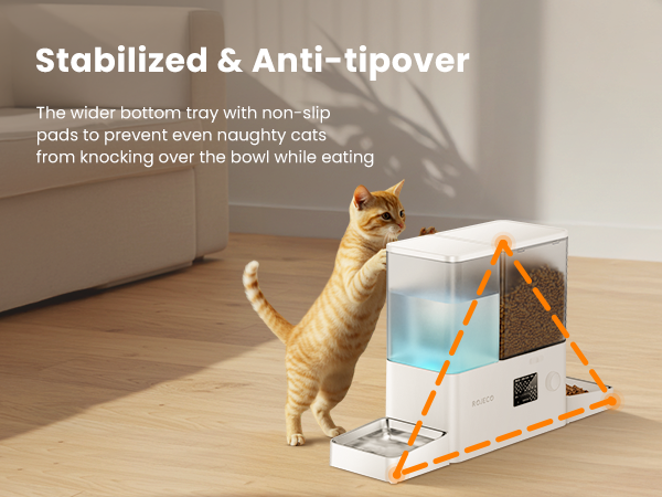 Automatic Cat Feeder and Water Dispenser
