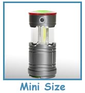 Lichamp 4 Pack LED Camping Lanterns, Battery Powered Lantern Flashlight COB Camp Light for Power ...