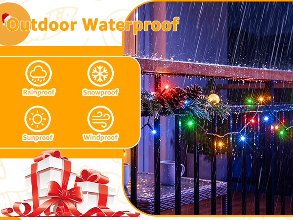 Chrismas Lights Outdoor Waterproof