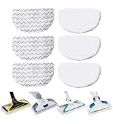 Jikefa 6 Pack Steam Mop Replacement Pads, Compatible with Bissell Powerfresh Steam Mop 1940 1806 ...