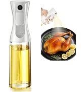 IVKIOMA Olive Oil Sprayer for Cooking, 220ml Glass Oil Dispenser for Kitchen Gadgets, Food Grade ...
