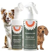 Dandylion Daily Grooming Kit | Clean Paws + Fresh Coat Spray | No-Rinse Dog Paw Cleaner &amp; Waterle...
