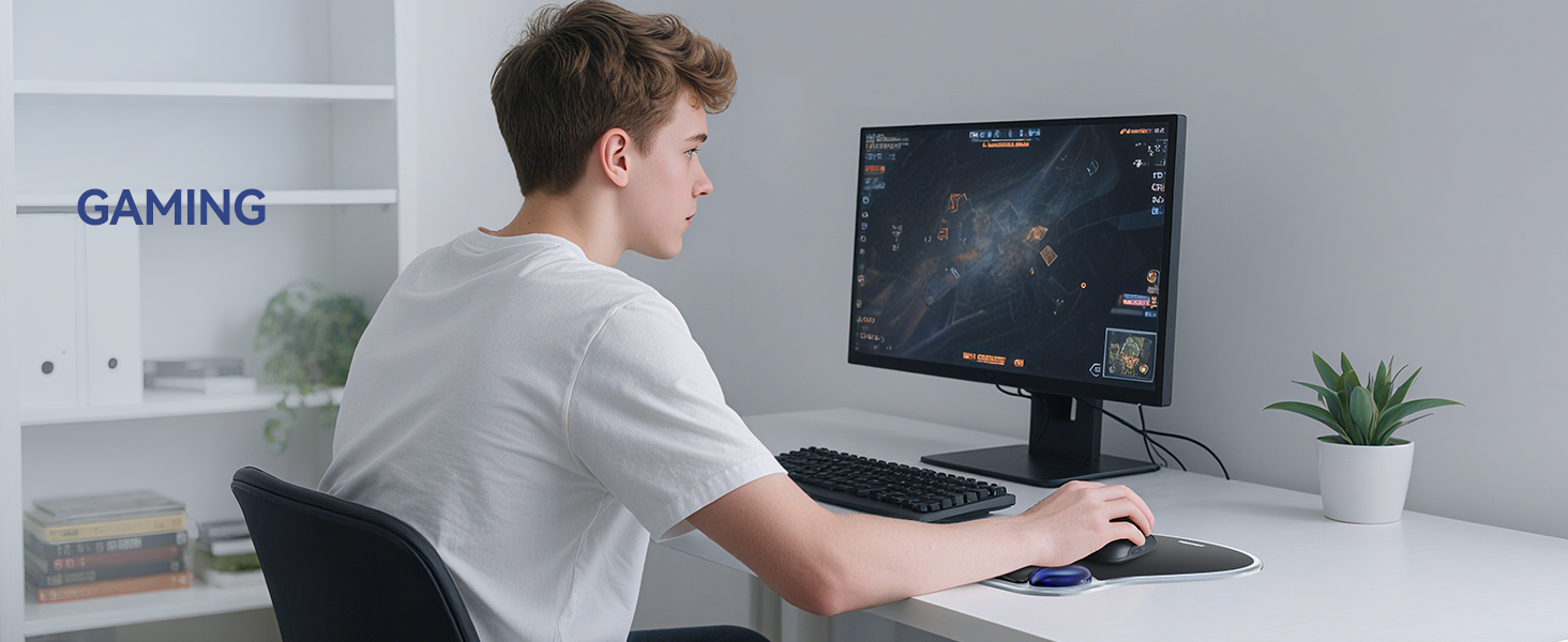 mouse pad with wrist rest