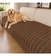 Smiry Velvet Couch Cover for Dogs, Non Slip Soft Sofa Protector for Pets | Washable Sofa Cover fo...
