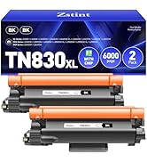 TN830XL Black Compatible Toner Cartridge 2-Pack High Yield Replacement for Brother TN830xl TN830 ...