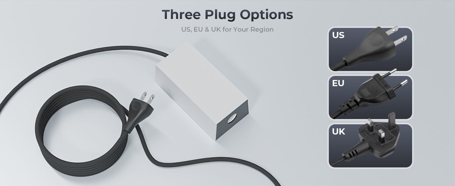 Three Plug Options