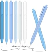 Dacono Aesthetic Ballpoint Pens - Macaron Blue Pastel Roller Ball Pens, 0.5mm Retractable Gel Ink...