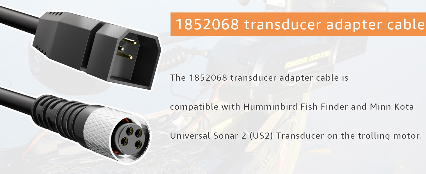 1852068 Durable 7-Pin Transducer Adapter Cable