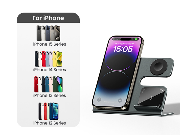 3 in 1 Magnetic Wireless Charging Station
