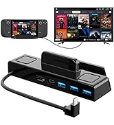 YIGORN Docking Station for Valve Steam Deck Console,Steam Deck Accessories,Steam Deck Stand,Charg...