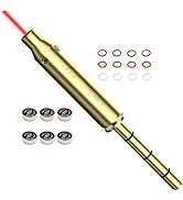 MOSANDON Red/Green Laser Boresighter for .177 Caliber,End Barrel Laser Bore Sight, Laser Barrel S...