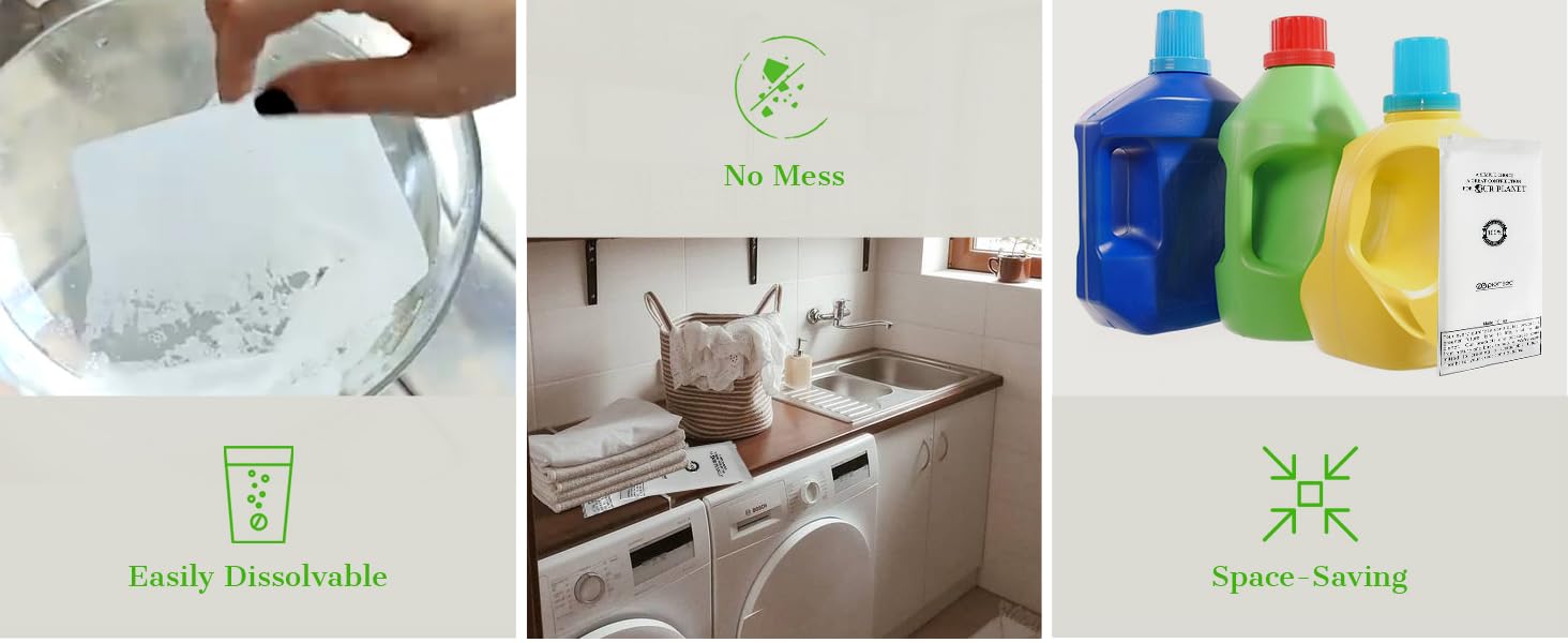 detergent sheets for delicates