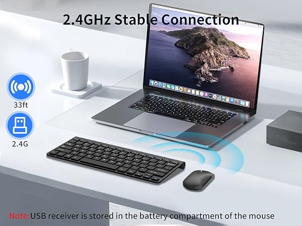 2.4GHz Stable Connection