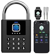 Keylesslife Smart Padlock,Combination Padlock with RFID,Outdoor Lock for Gate Door Fence Sheds