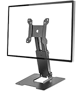 WEARSON Folding Monitor Stand - Height Adjustable Vesa Monitor Stand, Tilt, Rotation Free Standin...