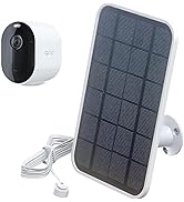 Solar Panel Charger Compatible with Arlo Pro 5S 2K, Pro 4, Pro 3, Ultra 2 and Spotlight Go 2 Came...