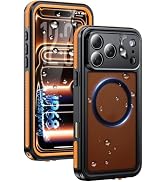 Oterkin for iPhone 17 Pro Max Case Waterproof, Translucent Matte [Compatible with Magsafe][Built-...