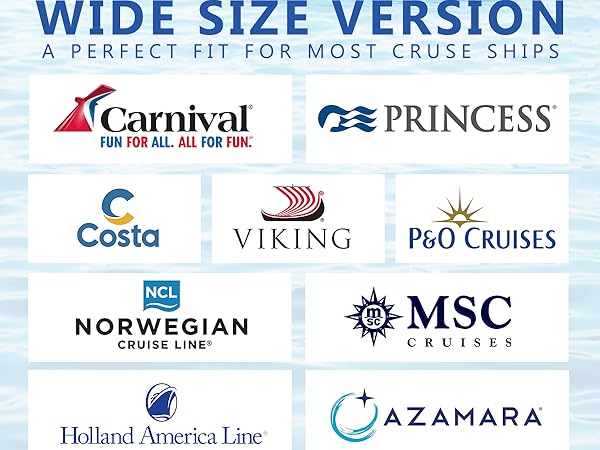 Cruise lines cover Carnival, Princess, Costa, VIKING, P&amp;O Cruises, Norwegian, MSC, Holland America