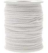 Candle Wicks 100% Natural Cotton, Roll 200 Feet Twine String Spools Braid Candle Non-Smoke Candle...
