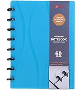 Eagle Discbound Notebook, Customizable Notebook, Junior Size, Poly Cover, 60 Sheets Ruled /Lined ...