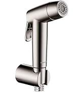 Eurolife Handheld Toilet Bidet Sprayer for Toilet with Lockable Push Button, 2 Functions Spray, B...