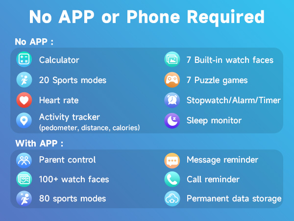  Smart Watch for Kids Teens