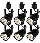 ELEGLO 12W H LED Track Lighting Heads,Dimmable LED Track Light Fixtures for Accent Retail Artwork...
