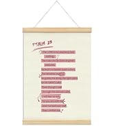 KDHTY Christian Scripture Wall Art Poster Hanger Frame,Pink Christian Bible Verses Wall Art,Chris...