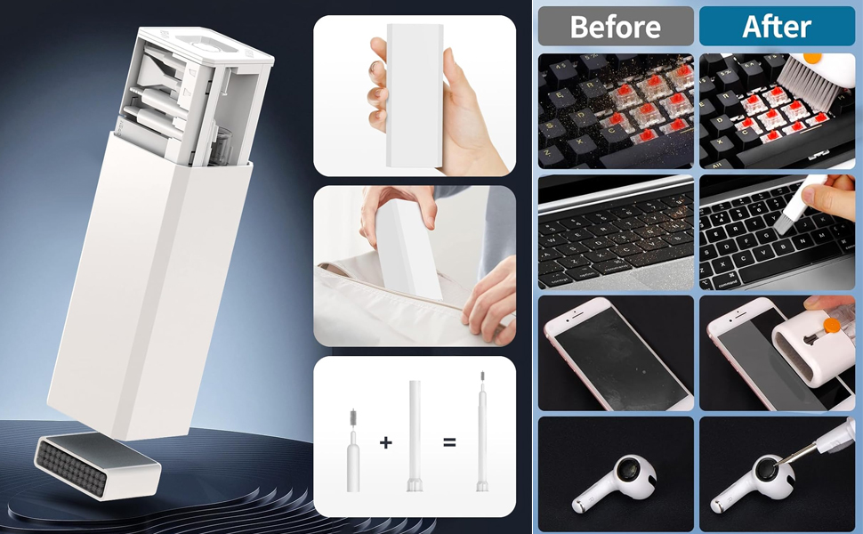 Before and after use