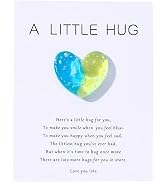 1pc Heart Pocket Hug Token Gifts,Pocket Hug Cards Inspirational Gifts for Women Daughter Granddau...