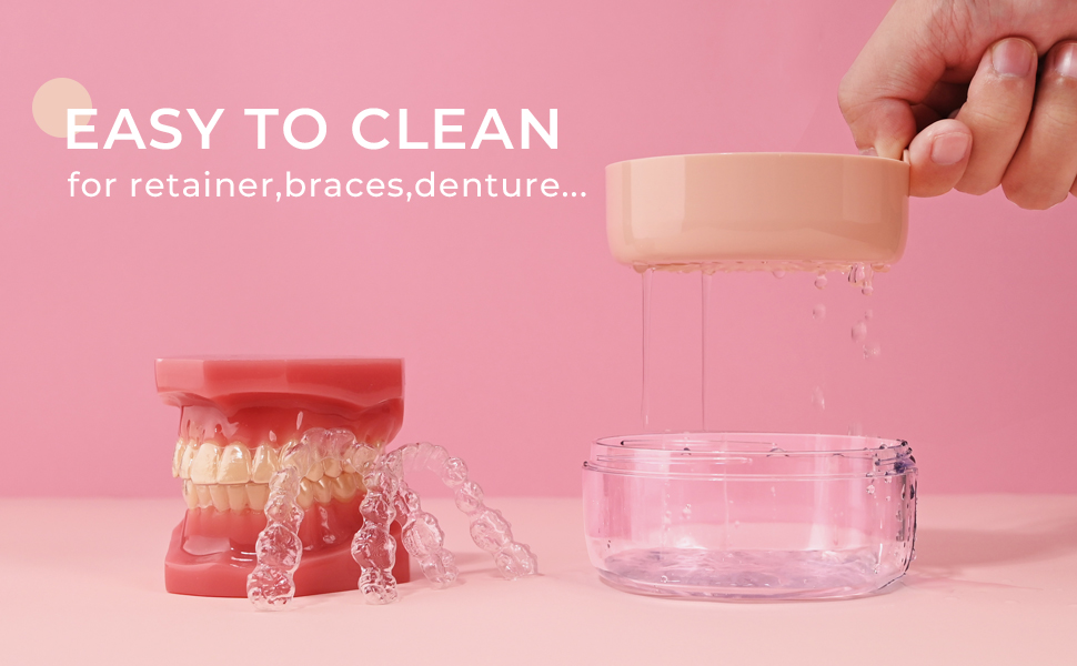 Denture Soaking Container