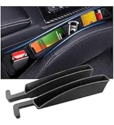 2PCS New Car Seat Gap Filler with 2 Storage Areas,Stylish Car Seat Gap Storage for Stabilizing Ph...