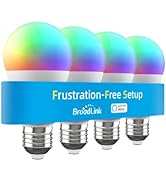Broadlink Smart Light Bulbs, Frustration-Free Setup (FFS) Works with Alexa Only, BLE Mesh, 9W 800...