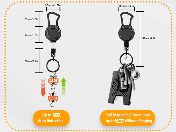 Heavy Duty Retractable Badge Reel