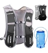 Azarxis Running Water Bottles Flask BPA Free Leakproof Hydration Vest Packs Waist Belt Replacemen...